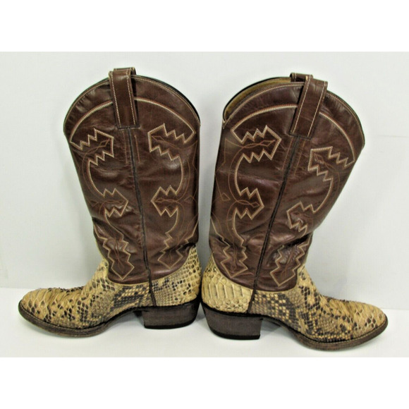 Exotic Snake skin Western Boots - Size 7.5 D men's ( 8 B women's) - Picture 3 of 16